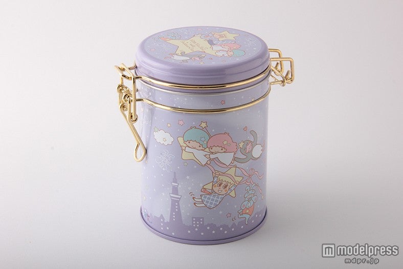 リトルツインスターズ☆ソラカラちゃんキャニスター缶チョコクランチ¥1，050（C）TOKYO-SKYTREE（C）1976，2015 SANRIO CO．，LTD．