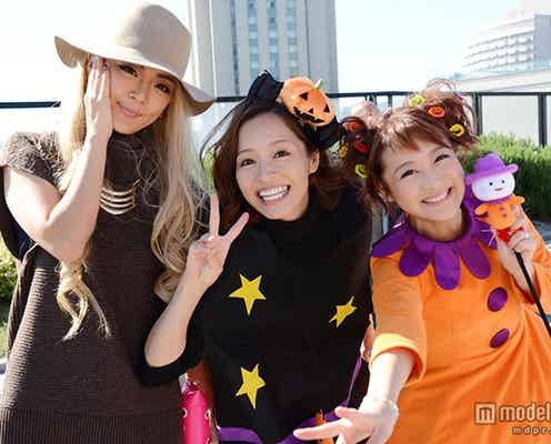 小森純&鈴木奈々&みかん、日本最大級のハロウィーン「T-SPOOK」2日目も仮装パレード参戦 そっくり過ぎるGENKINGも