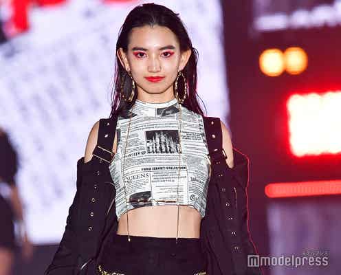 “菜々緒2世”黒木麗奈、腹筋&美脚にくぎ付け ブラックコーデで圧倒的オーラ<GirlsAward 2019 SPRING/SUMMER>