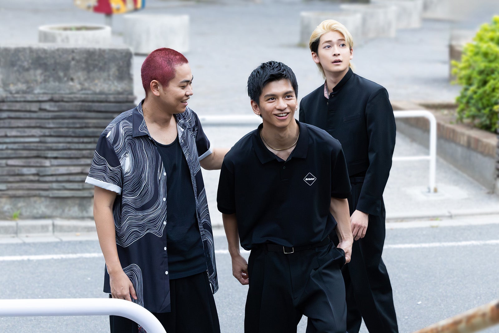 菅生新樹、田中偉登、高橋文哉「伝説の頭 翔」第3話より（C）テレビ朝日