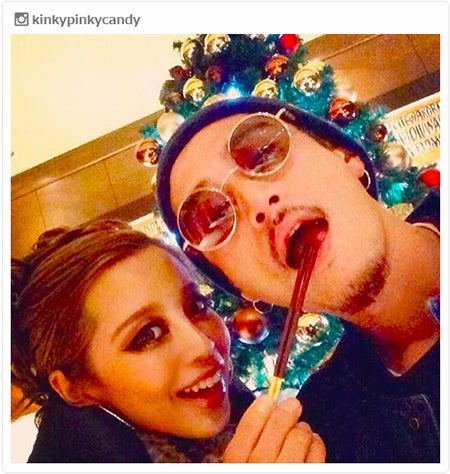 窪塚洋介と結婚のPINKY、ラブラブ“夫婦”2ショット