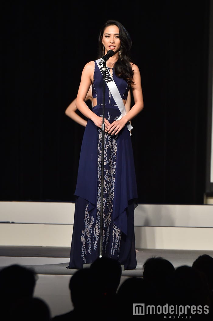 福岡佳奈子/2017ミス・ユニバース日本大会より(C)モデルプレス
