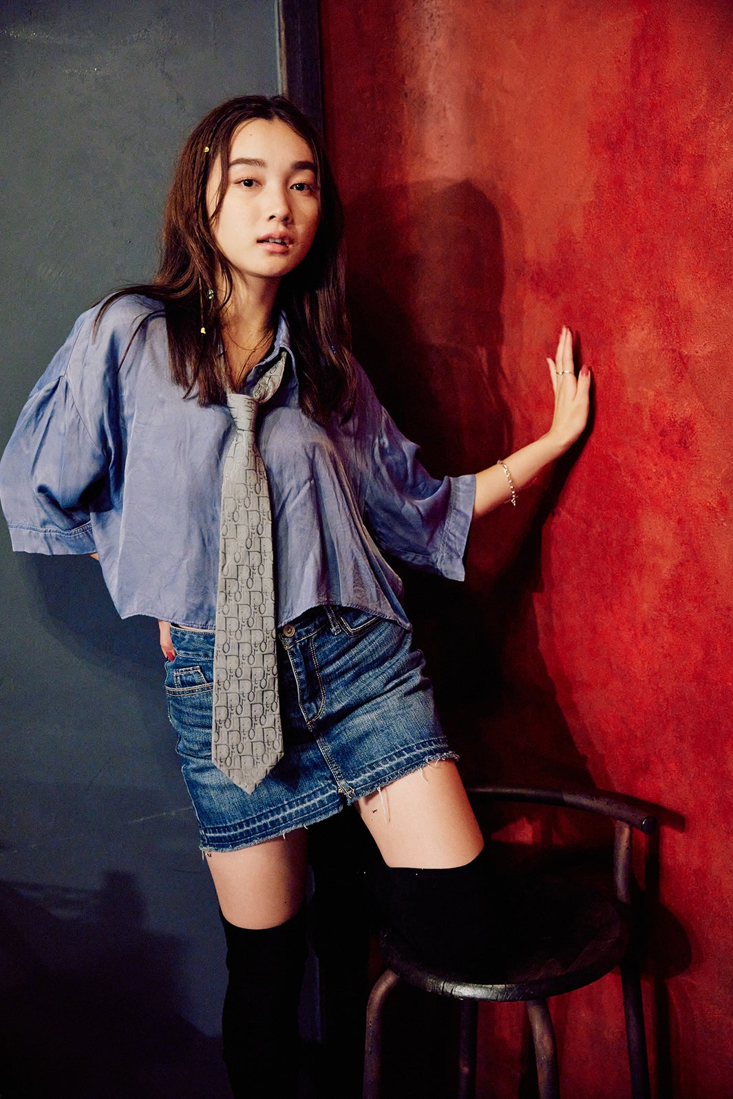 新野尾七奈「オオカミちゃんとオオカミくんには騙されない」（C）AbemaTV, Inc.