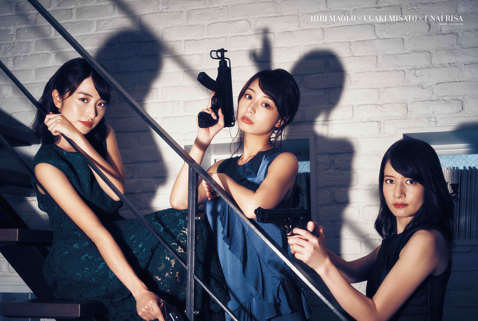 日比麻音子アナウンサー、宇垣美里アナウンサー、宇内梨沙アナウンサー（提供写真）