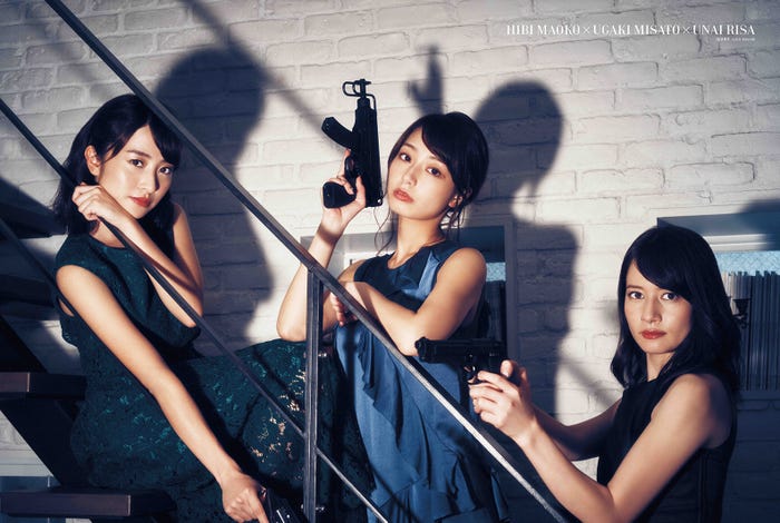 日比麻音子アナウンサー、宇垣美里アナウンサー、宇内梨沙アナウンサー(提供写真)