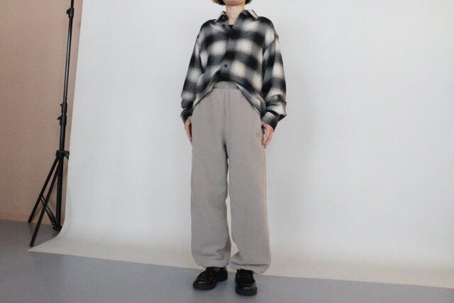 ユニクロ×ニードルズコラボコレクションのフリースワイドパンツ6