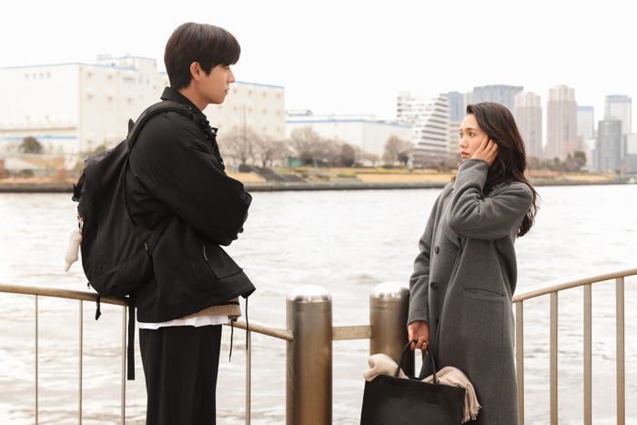 二階堂ふみ、チェ・ジョンヒョプ「Eye Love You」第7話より(C)TBS