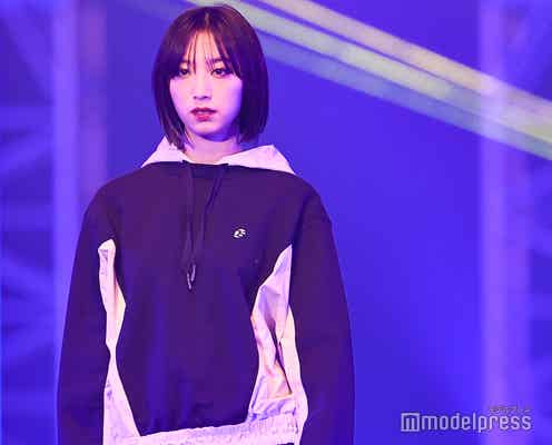 E-girls坂東希、モノクロコーデでオーラ放つ<TGC2020A/W ONLINE>