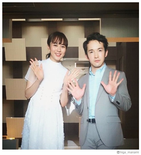 比嘉愛未＆浅利陽介「コード・ブルー」夫婦ショット「やっぱりお似合い」「お幸せに」とファン興奮