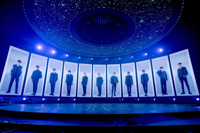 「JO1 Live Streaming Concert 『STARLIGHT DELUXE』」(C)LAPONE ENTERTAINMENT