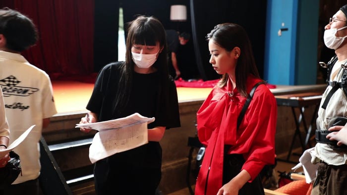 西野七瀬メイキングより(提供写真)