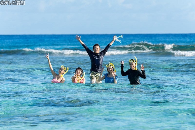 オブジャンビーチで人気のシュノーケリング体験／画像提供：マリアナ政府観光局