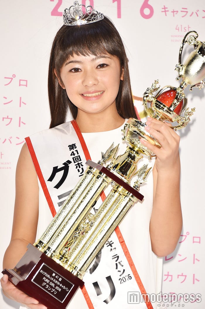 「第41回 ホリプロタレントスカウトキャラバン」グランプリに輝いた柳田咲良さん （C）モデルプレス