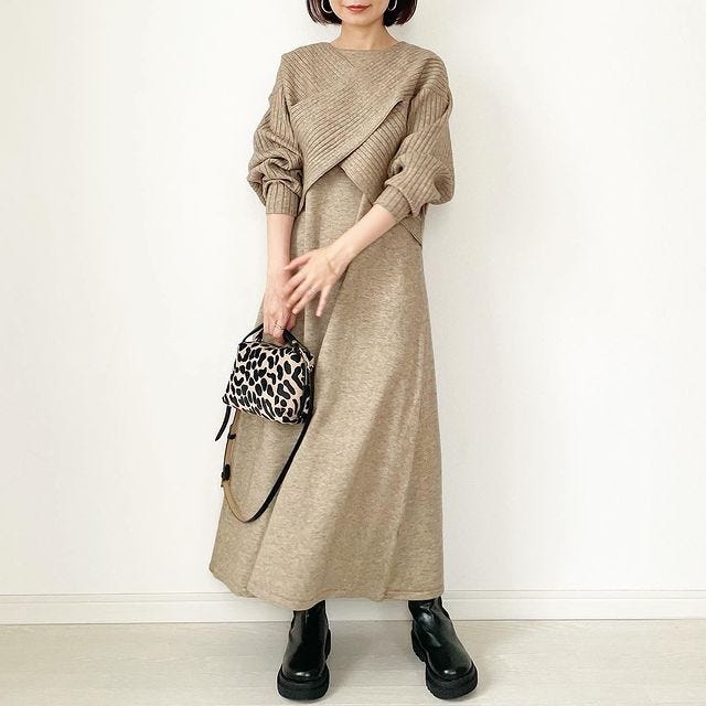 彼ウケ抜群 大人ワンピ で 秋冬デート は完璧です モデルプレス