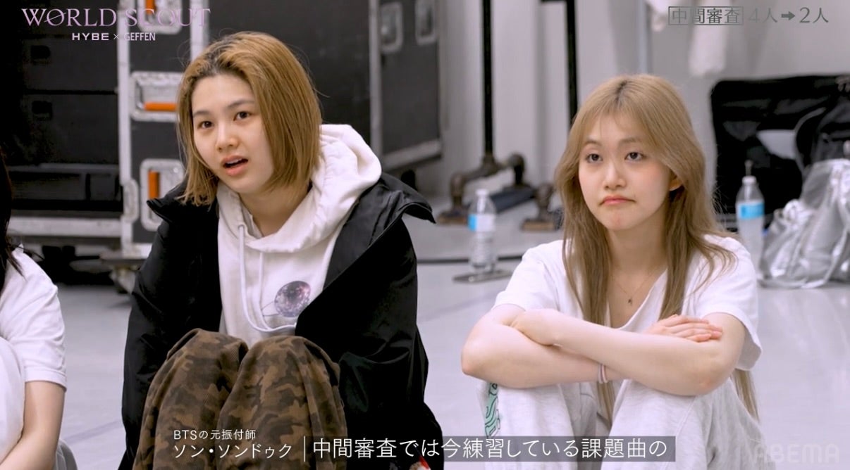 Aoi（大谷碧空）、Rinka（荒武凜香）（C）AbemaTV,Inc.