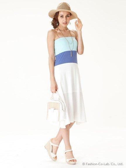 配色ベアマキシOP「Cameron Racy」6,706円（税込）