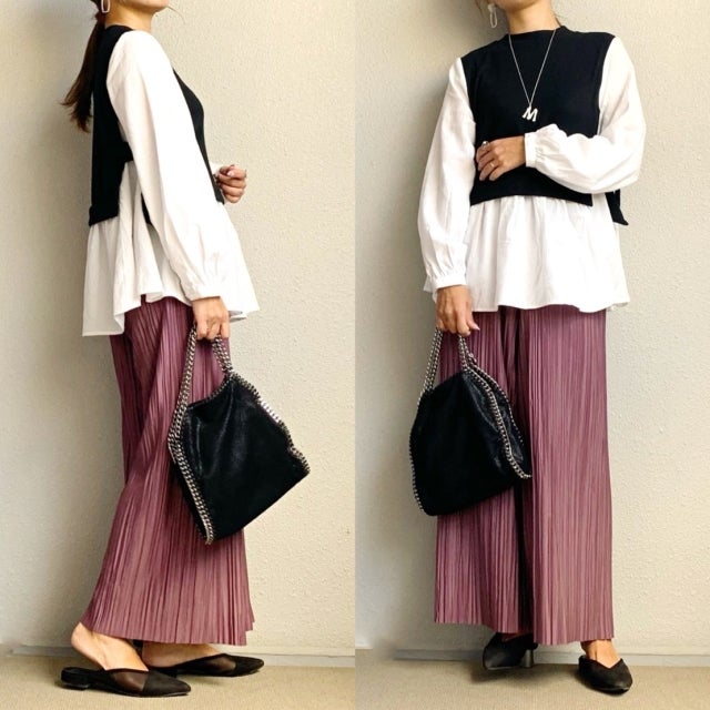 Gu しまむら 秋も人気は継続中 プリーツパンツ の大人コーデ モデルプレス Gu しまむら 秋も人気は継続中 プリーツパンツ の大人コーデ モデルプレス