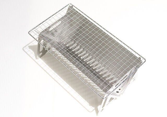 MonoMaster1月号の付録のBBQコンロとしての使用例