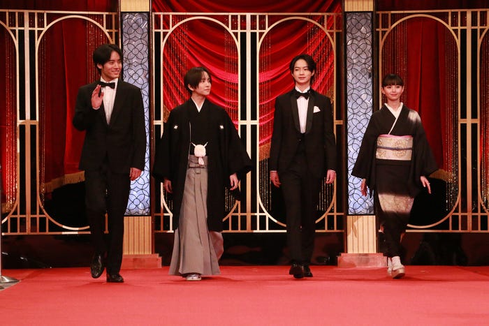 赤楚衛二、板垣李光人、越山敬達、齋藤飛鳥(C)日本アカデミー協会