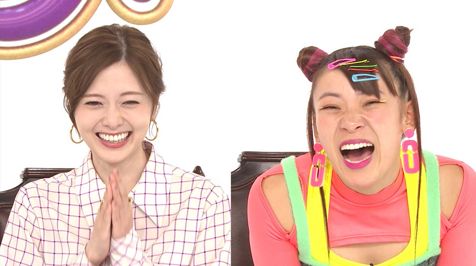 白石麻衣、フワちゃん（C）テレビ朝日