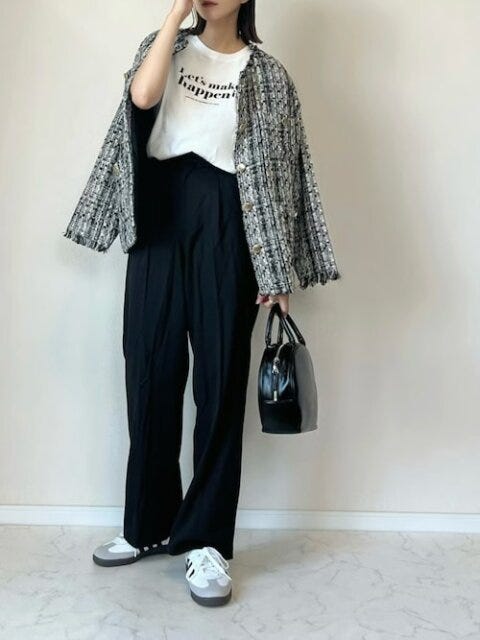 ジャケット　コーデ　秋