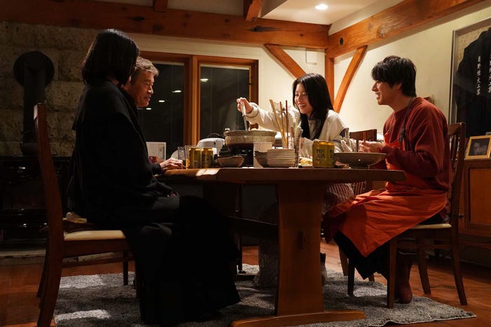 松本若菜、遠藤憲一、出口夏希、山田裕貴「君が心をくれたから」第9話より(C)フジテレビ