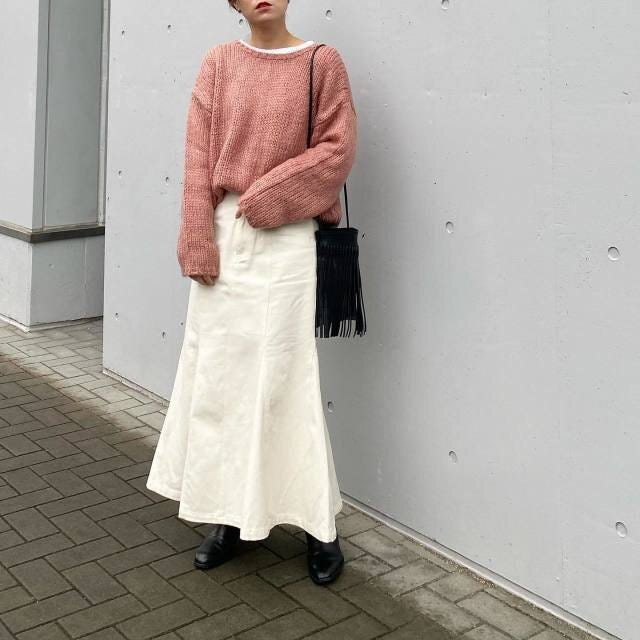 ピンクニット