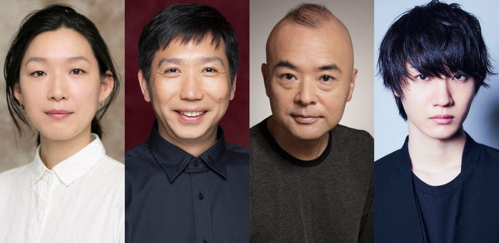 (左)江口のりこ、梶原善、酒井敏也、桜田通(提供写真)