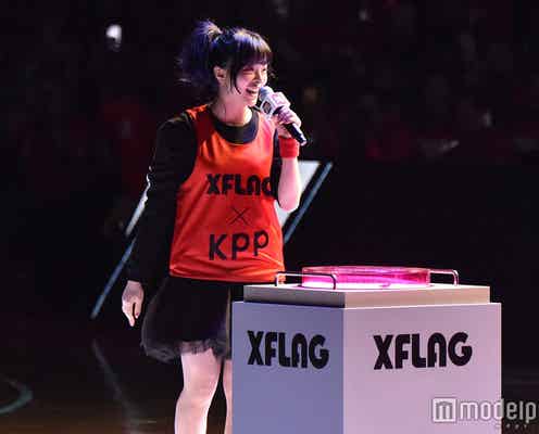 きゃりー、サプライズ登場で会場騒然 初のBリーグ試合観戦に「めちゃめちゃ興奮しました」
