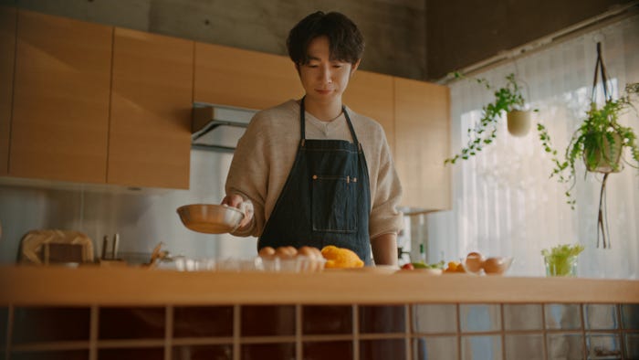 相葉雅紀/新CM「いもうとのお布団篇」より(提供写真)