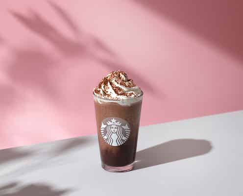 スタバ「チョコレート ティー ケーキ フラペチーノ」華やかにティー香るケーキのような新作フラペ