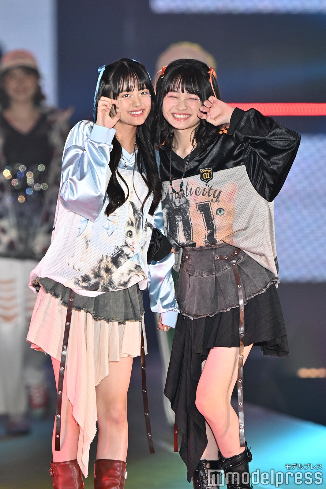 竹下優名、月島琉衣「Seventeen」ステージ（C）モデルプレス
