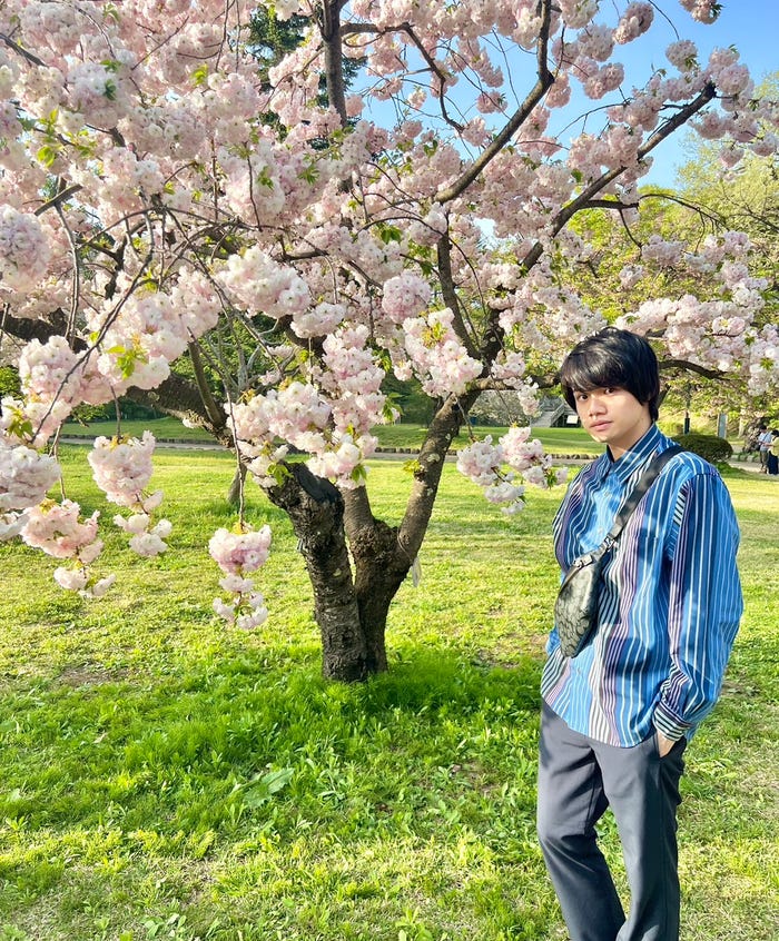 矢島尚也「劇場版『名探偵コナン』の舞台函館・桜の名所弘前を観光!!」(提供写真)