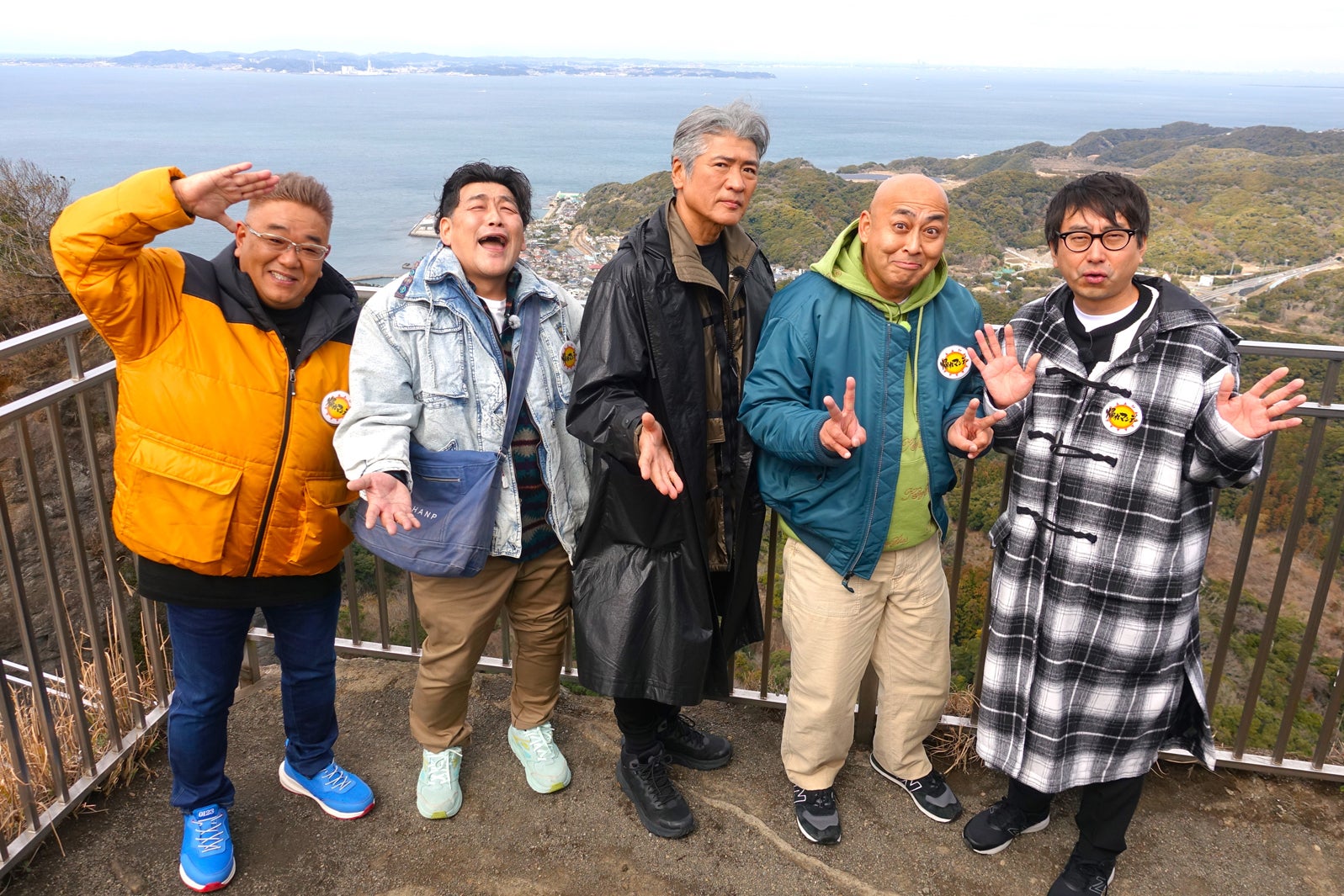 伊達みきお、富澤たけし、吉川晃司、長谷川雅紀、おいでやす小田（C）テレビ朝日