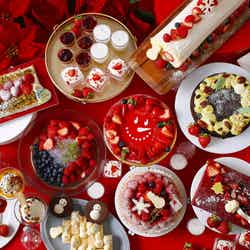 フェスティブストロベリー スイーツブッフェ~スノーマンワンダーランド~/提供画像