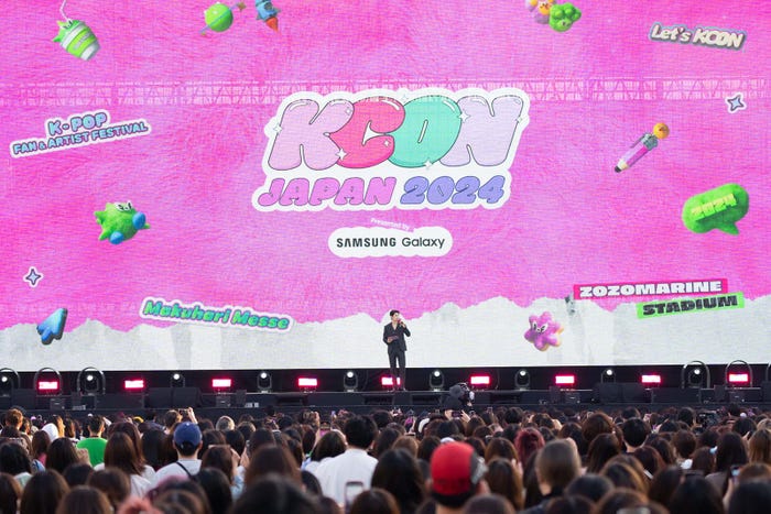 チャウヌ「KCON JAPAN 2024」(C)CJ ENM Co., Ltd, All Rights Reserved