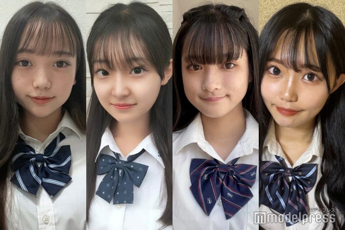 「女子高生ミスコン2022」関西エリア暫定上位4人