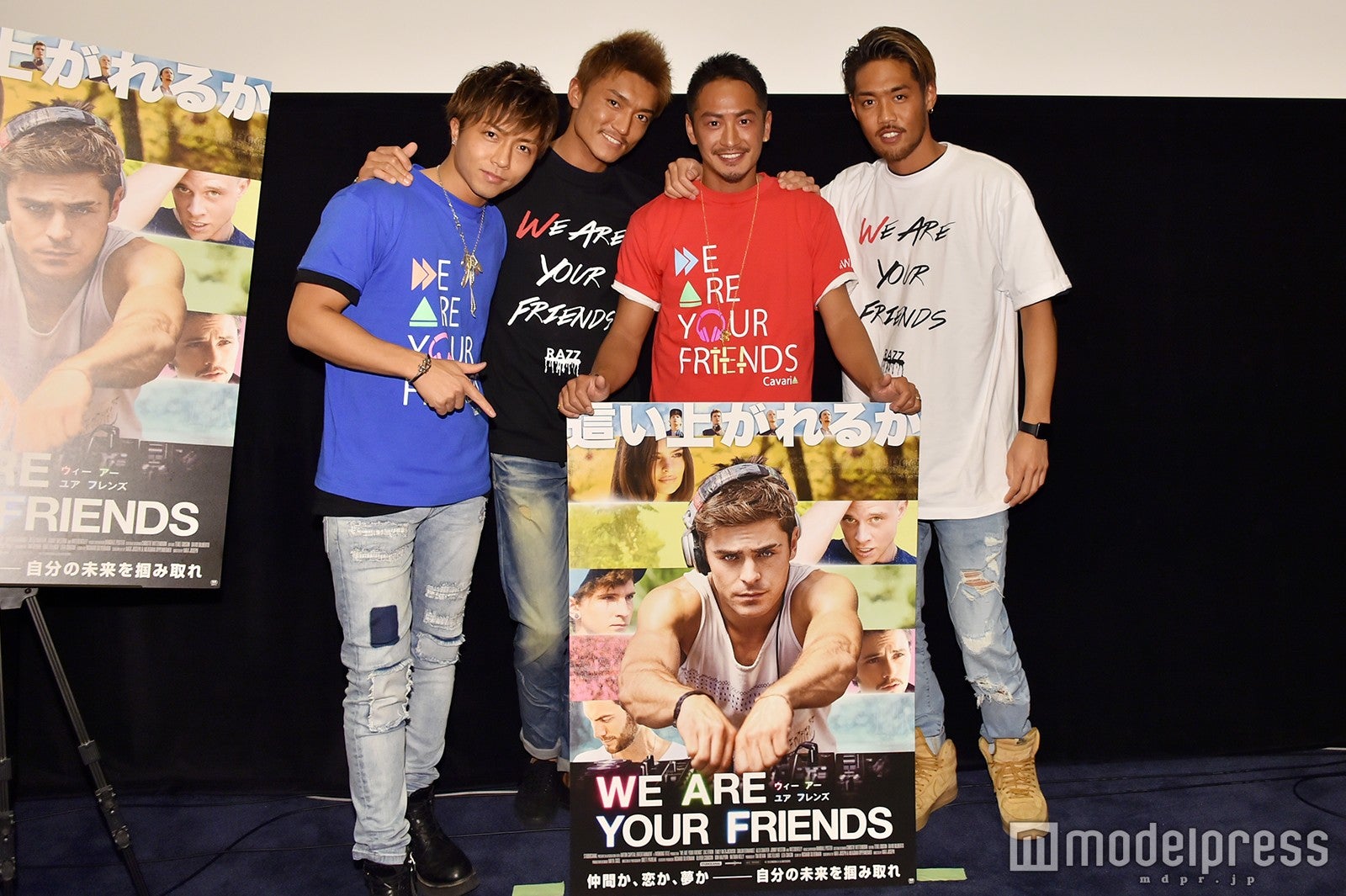 （左から）RYUJI、TAKA、SHINTARO、ARATA（C）モデルプレス