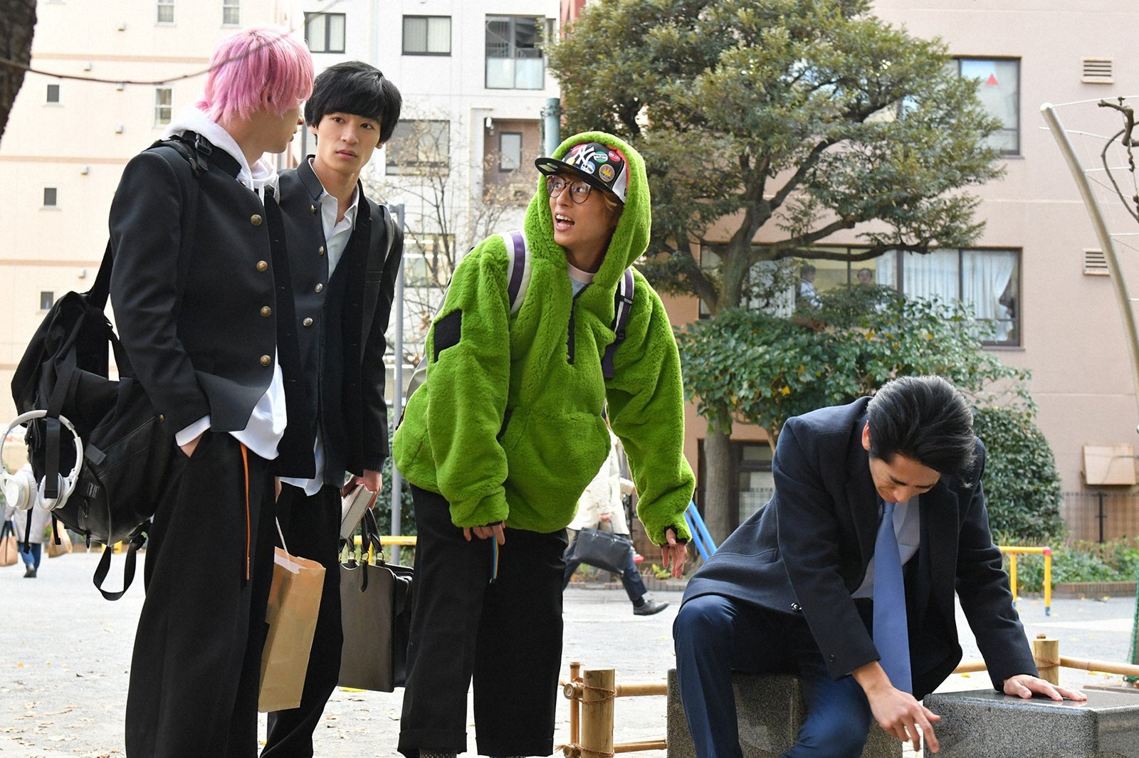 横浜流星、若林拓也、永田崇人、永山絢斗／「初めて恋をした日に読む話」第3話より（C）TBS