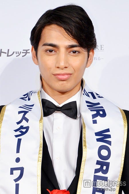 「ミスター・ワールド2015」グランプリの山ノ内ジャンさん【モデルプレス】
