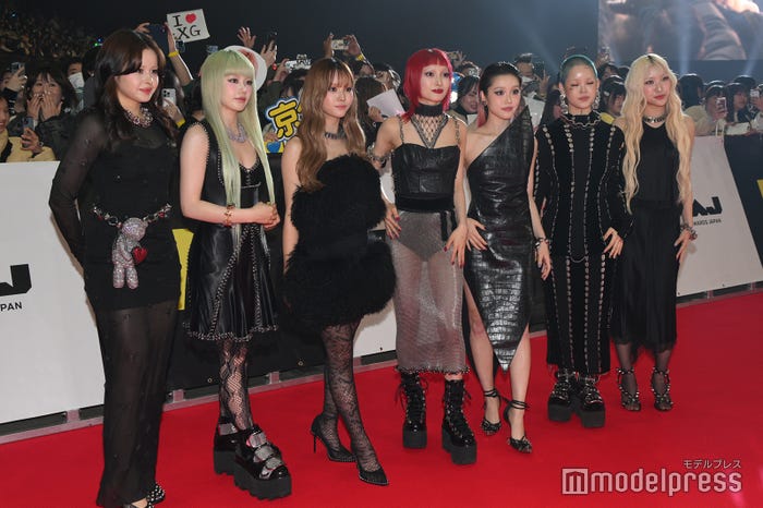 XG/HARVEY、HINATA、JURIA、JURIN、CHISA、COCONA、MAYA(C)モデルプレス