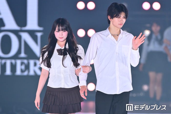 相塲星音(りのん)、河村叶翔(かなと)(C)モデルプレス