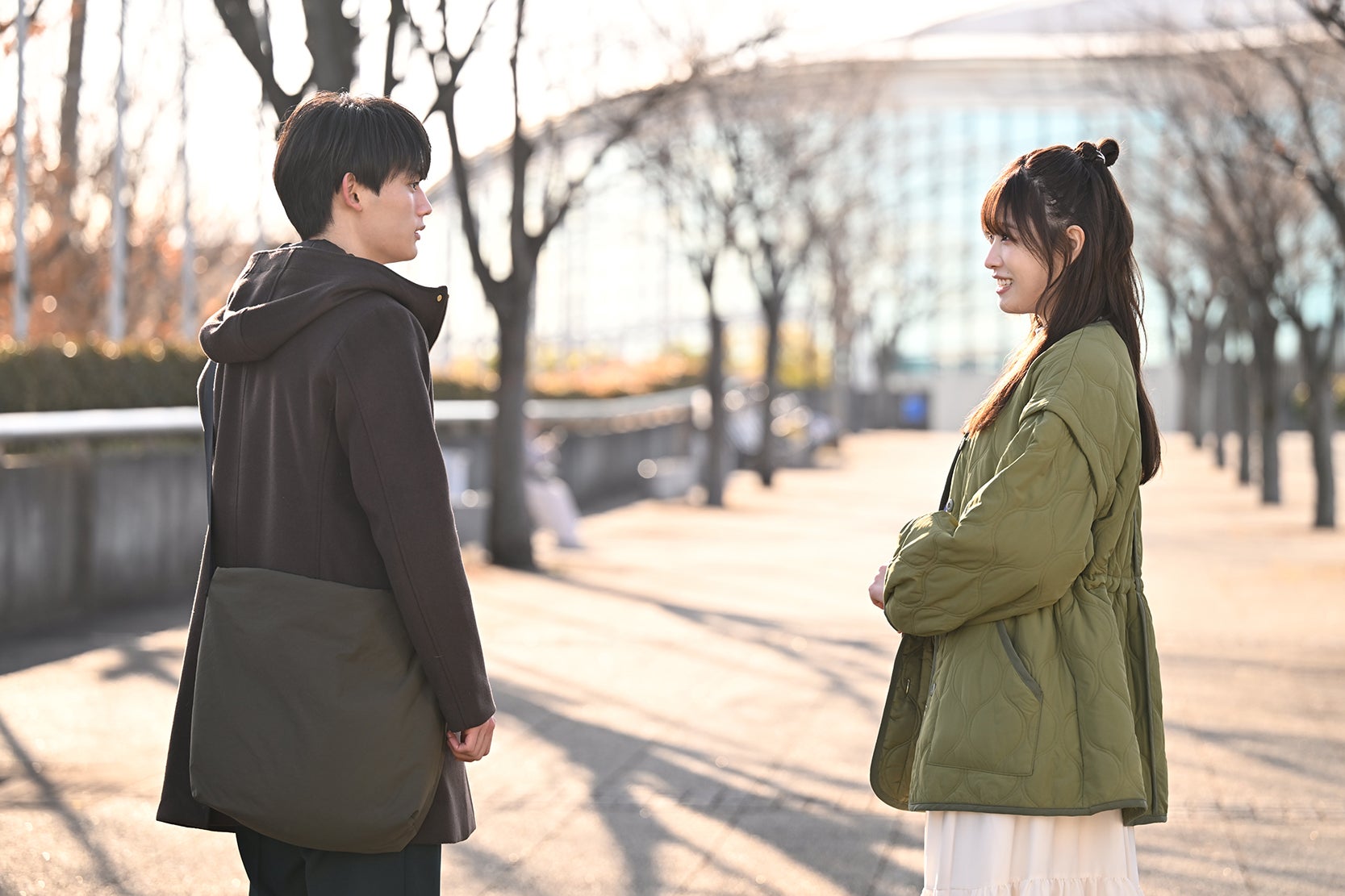 藤原大祐、高橋ひかる「リビングの松永さん」第4話より（C）カンテレ