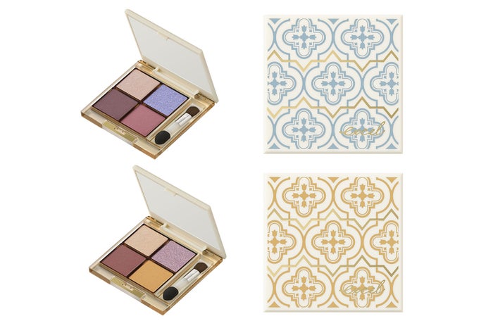 （上段から）「アイプランナーパレット 01 BLOOM ROAD（ブルームロード）」「同 　02 SUN MOOD（サンムード）」（画像提供：常盤薬品工業株式会社）