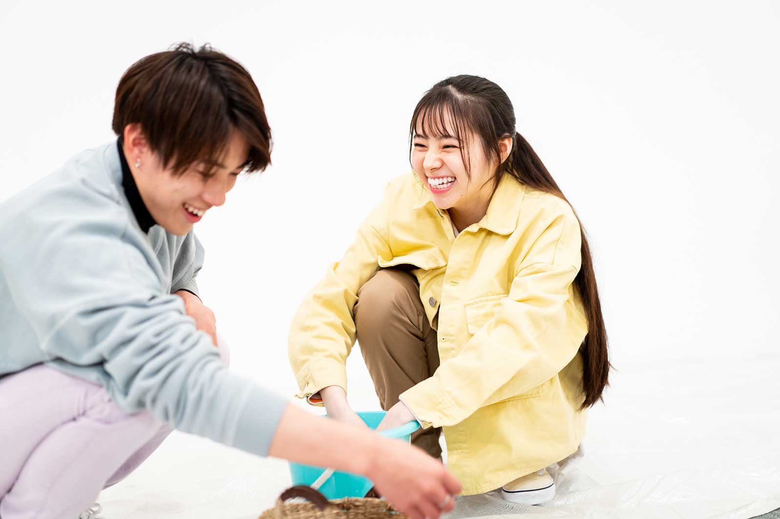 りゅうと、吉田伶香「恋とオオカミには騙されない」第2話（C）AbemaTV, Inc.