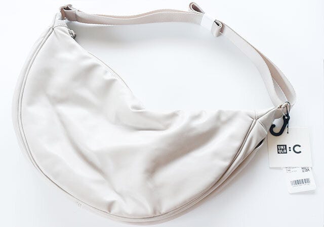 ユニクロ：シー　バッグ　レザー　