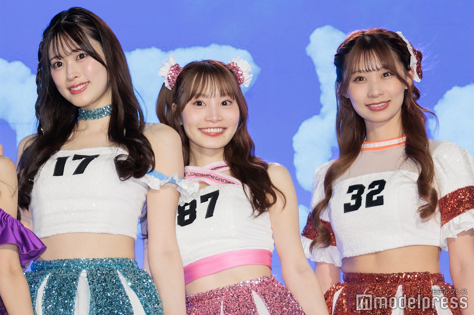 崎凛奈、北村陽奈、河合彩香（C）モデルプレス