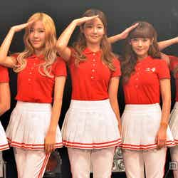 左から：Cho-A（チョア）、ELLIN（エリン）、Gum-Mi（グンミ）、So-Yul（ソユル）、WAY（ウェイ）