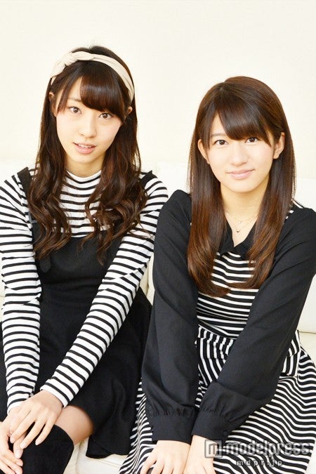 藤江れいな（左）、竹内美宥（右）