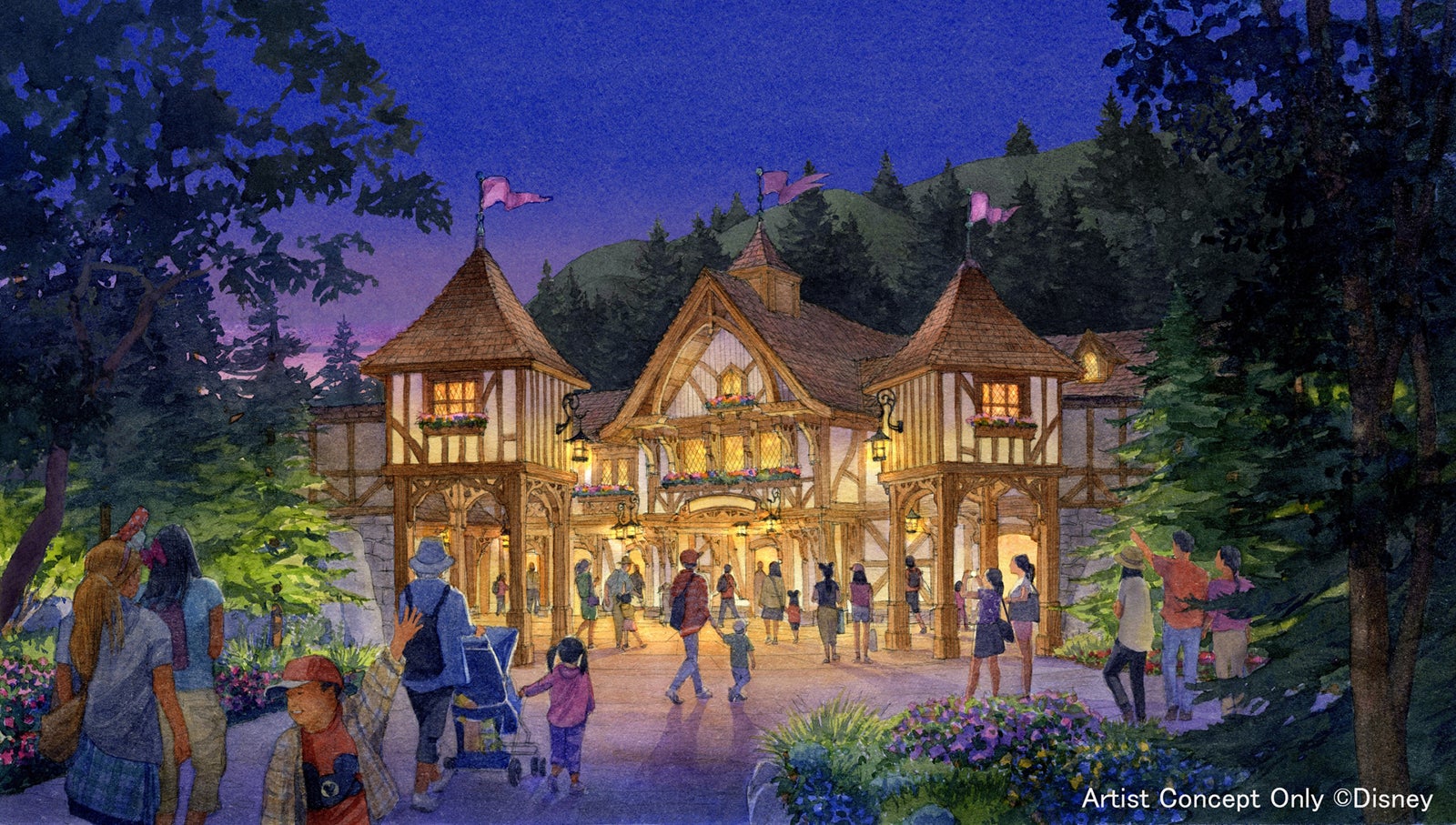 ライブエンターテイメントシアターの外観※写真はイメージ（C）Disney